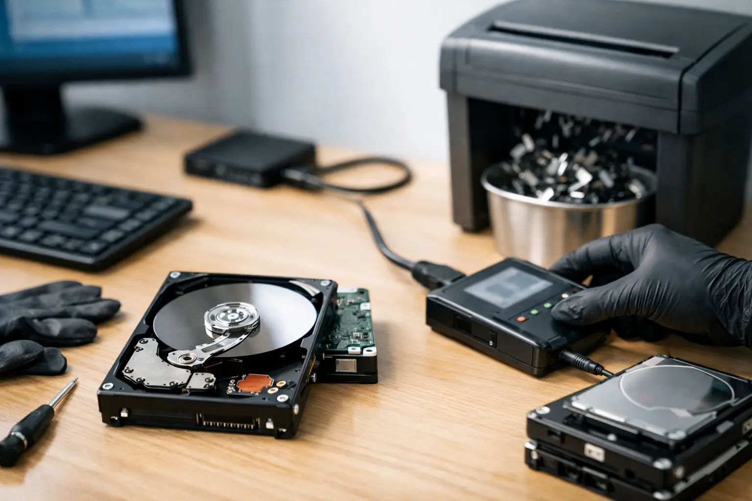 How to Wipe Hard Drives Before Disposal