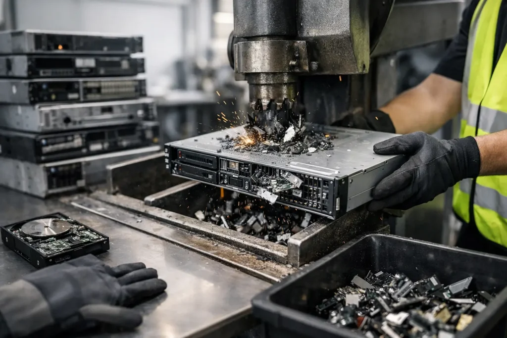 Server Disposal With Data Destruction