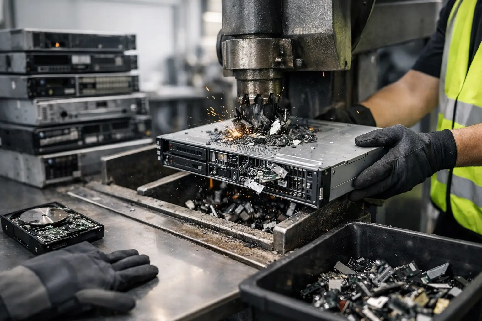 Server Disposal With Data Destruction