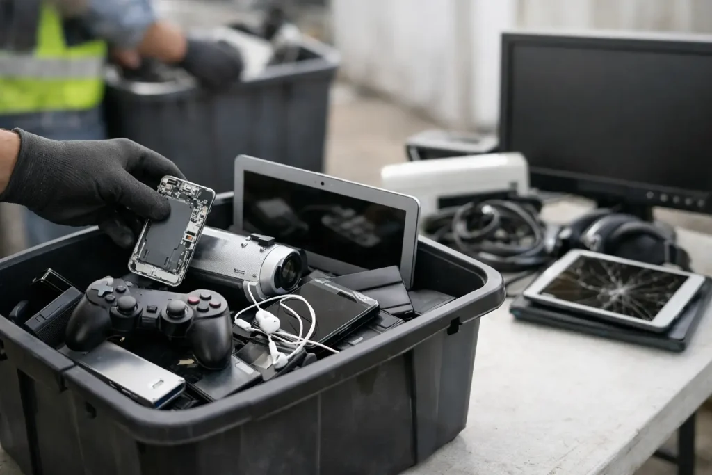 What Items We Pick for E-Waste Recycling