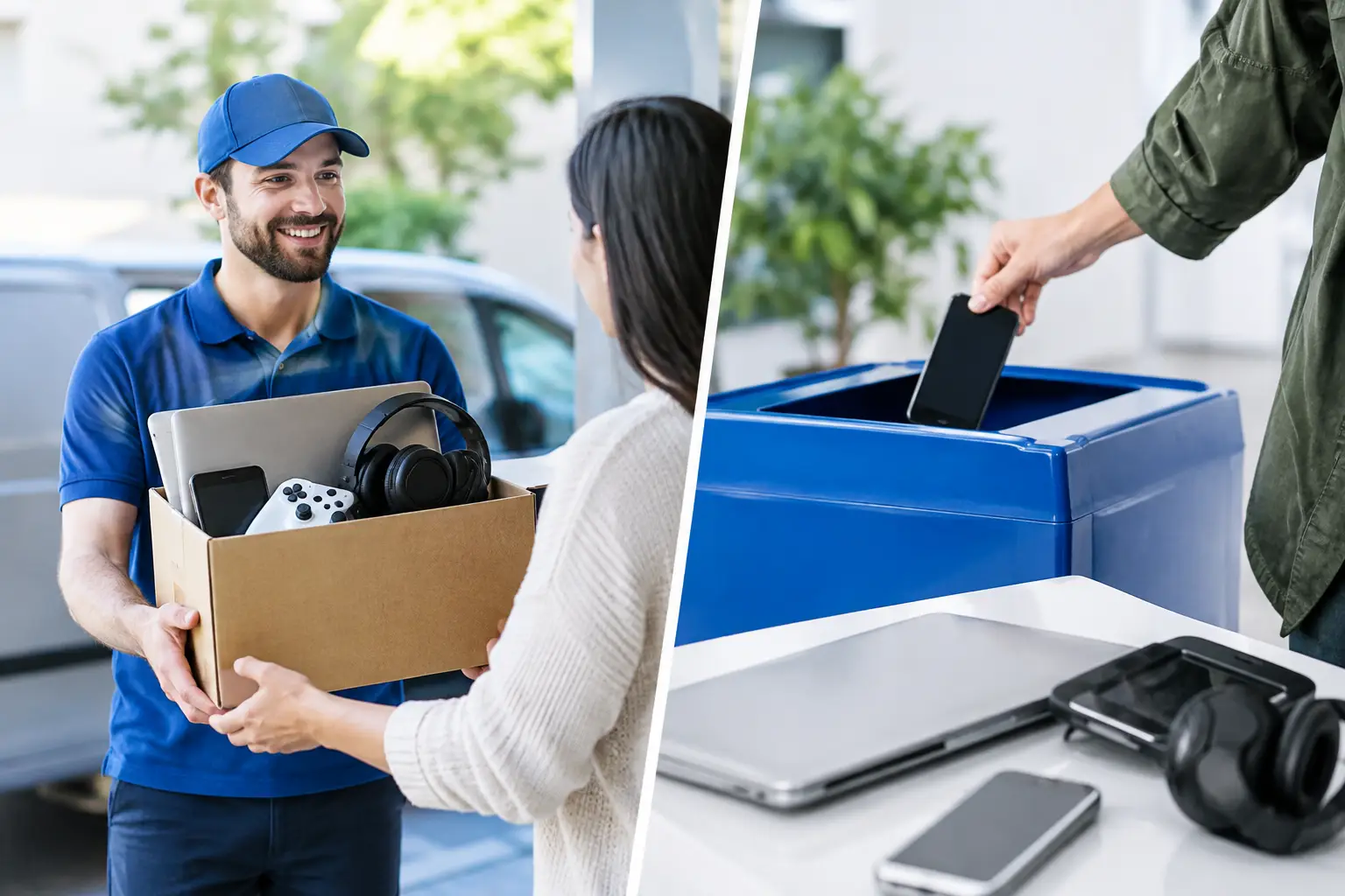 Electronics Pickup Versus Drop Off Explained