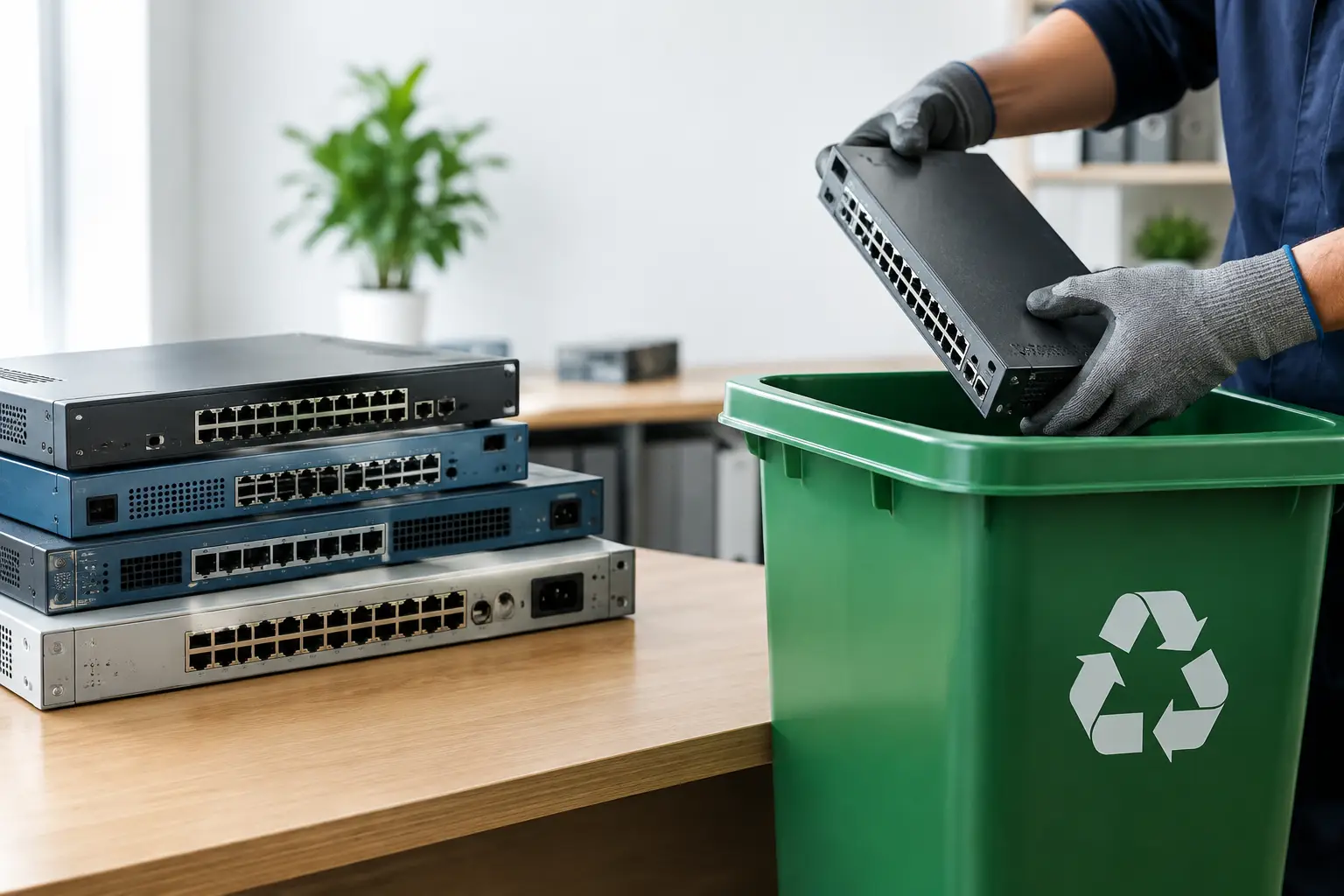 Secure Disposal for Old Network Hardware